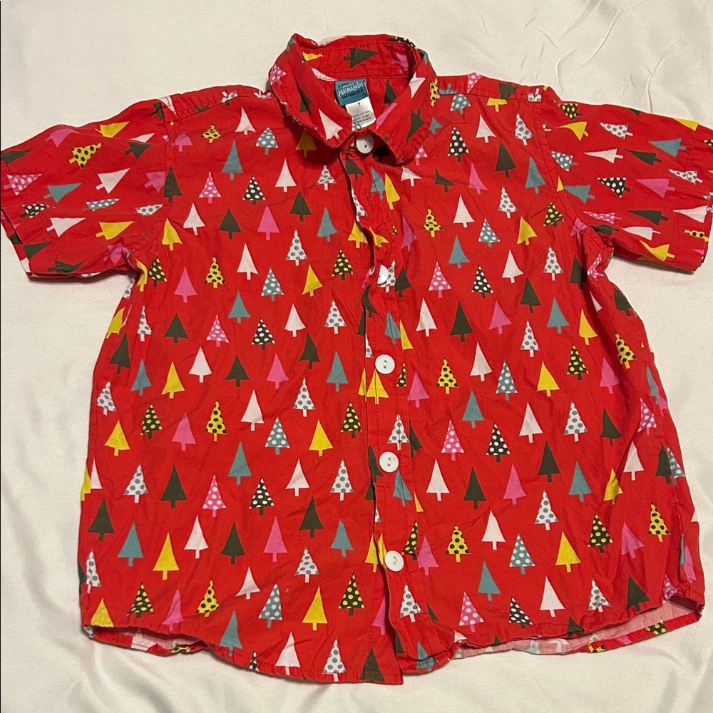 🦋2/$8,🌻3/$12 Little Miss marmalade red Christmas tree shirt